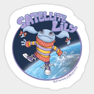 Satellite Lily Sticker